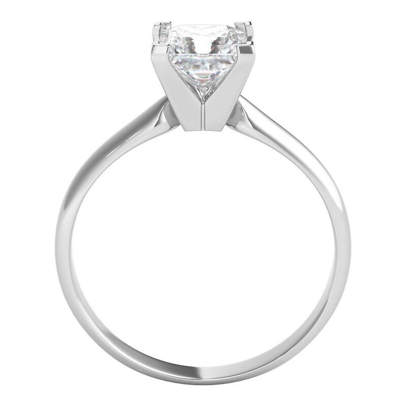 1 ct. tw. Ultima Diamond Princess Cut Solitaire Engagement Ring in 14K White Gold