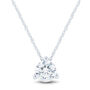 Lab Grown Diamond Solitaire Pendant in 14K White Gold &#40;1/2 ct. tw.&#41; 
