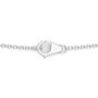 Lab Grown Diamond Emerald and Oval Toi et Moi Necklace in 14K White Gold &#40;1 ct. tw.&#41;