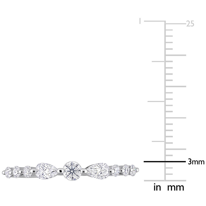 Moissanite Band in Sterling Silver &#40;2/5 ct. tw.&#41;