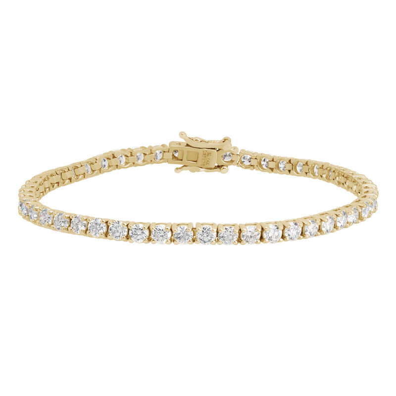 Lab Grown Diamond Tennis Bracelet in 14K White Gold