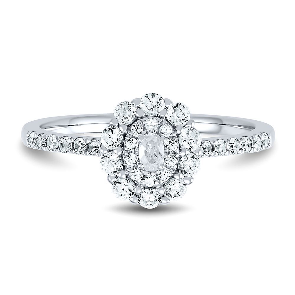 Helzberg Diamond Masterpiece® 1 ct. tw. Diamond Engagement Ring in 14K  White Gold | Helzberg Diamonds