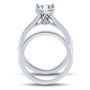 Pear-Shaped Multi-Diamond Engagement Ring Set in 10K White Gold &#40;1 ct. tw.&#41;
