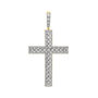 Cross Charm with Diamonds in 10K Yellow Gold &#40;2 ct. tw.&#41;
