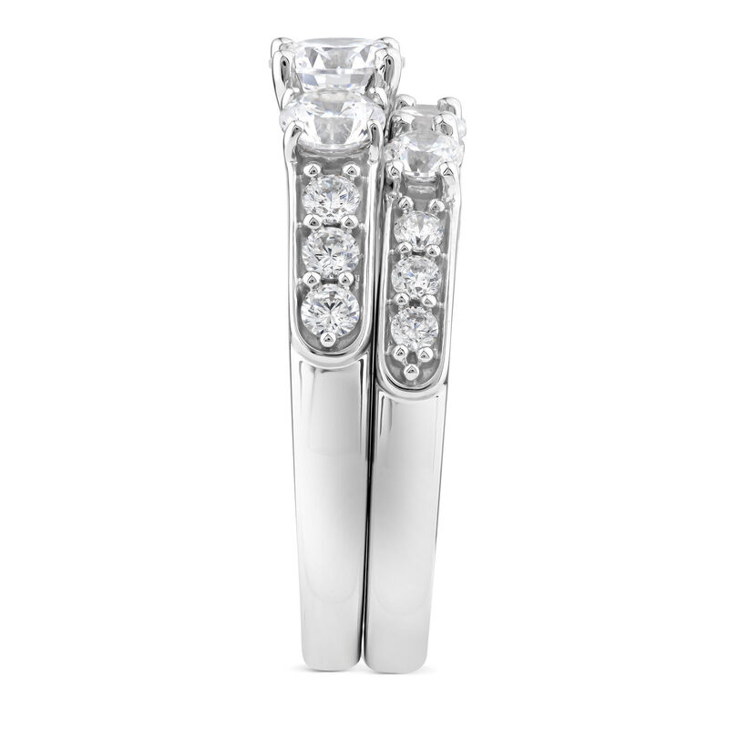 Lab Grown Diamond Engagement Ring Set in 10K White Gold &#40;2 1/4 ct. tw.&#41;