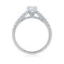 1/2 ct. tw. Lab Grown Diamond Semi-Mount Engagement Ring in 14K White Gold &#40;Setting Only&#41;