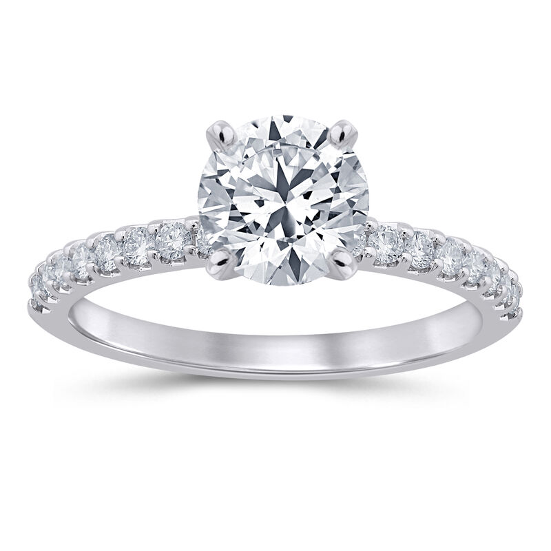 1/4 ct. tw. Diamond Semi-Mount Engagement Ring in Platinum &#40;Setting Only&#41;