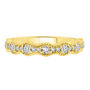 Bria Lab Grown Diamond Scalloped Band in 14K Yellow Gold &#40;1/2 ct. tw.&#41;