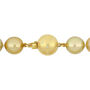 South Sea Pearl and Diamond Necklace in 14K Yellow Gold