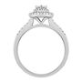1/2 ct. tw. Diamond Double Halo Engagement Ring in 14K White Gold
