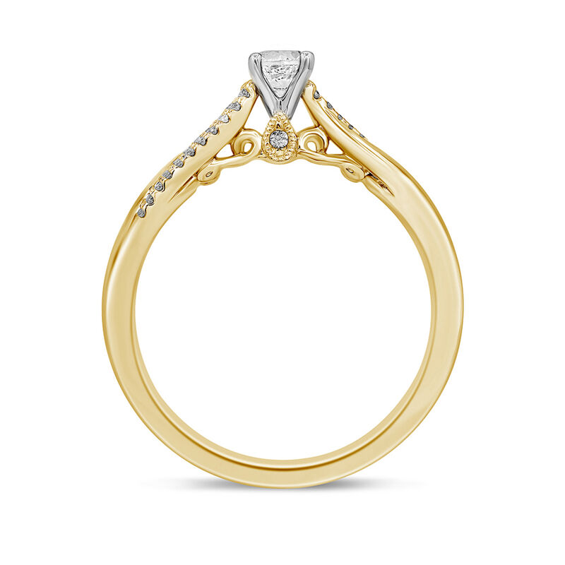 1/3 ct. tw. Diamond Engagement Ring in 10K Yellow Gold