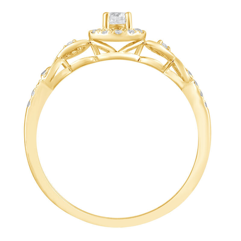 Diamond Promise Ring in 10K Yellow Gold &#40;1/4 ct. tw.&#41;