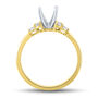 Lab Grown Diamond Semi-Mount in 14K Yellow Gold &#40;1/4 ct. tw.&#41; &#40;Setting Only&#41;