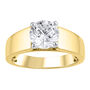 Wide Cathedral Semi-Mount Engagement Ring in 14K Gold, 6MM &#40;Setting Only&#41;