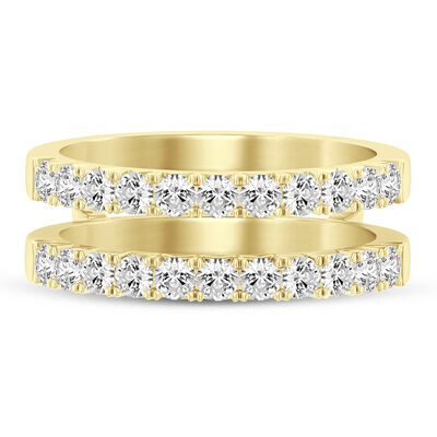 Lab Grown Diamond French Pavé Ring Enhancer in 14K Gold (1 ct. tw.)
