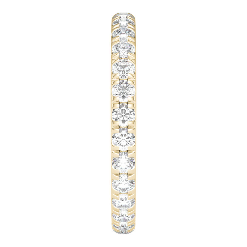 Lab Grown Diamond Comfort Fit Eternity Band in 14K Yellow Gold &#40;1 ct. tw.&#41;