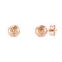 Diamond-Cut Ball Stud Earring in 14K Rose Gold, 5MM