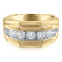 Men&rsquo;s Channel-Set Diamond Band in 10K Yellow Gold &#40;1 ct. tw.&#41;