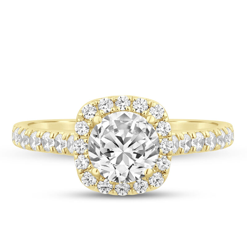 1 1/2 ct. tw. Diamond Halo Engagement Ring