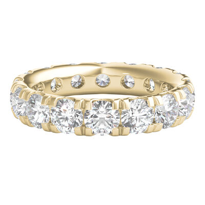 Lab Grown Diamond Comfort Fit Eternity Band in 14K Yellow Gold (5 ct. tw.)