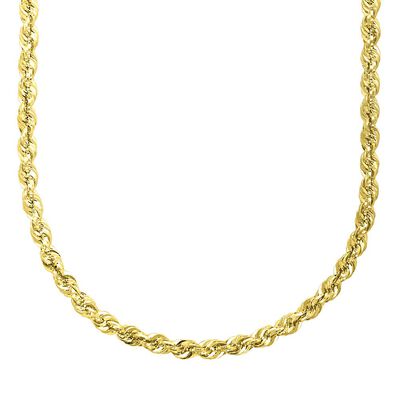 Glitter Rope Chain in 14K Gold, 20