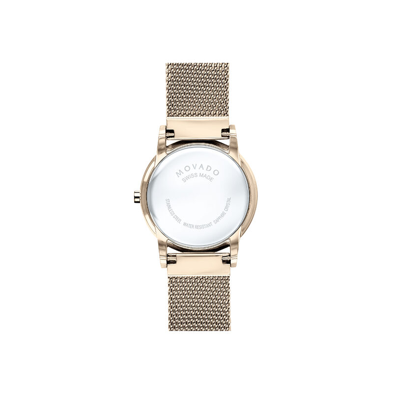Movado Museum Classic Women’s Watch in Rose Stainless Steel