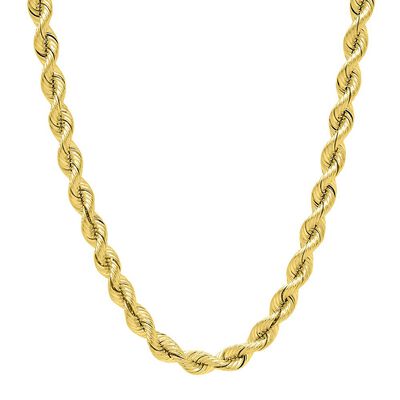 Twist Rope Chain in 14K Gold, 24