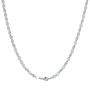 Flat Link Chain in 14K White Gold, 18&quot;