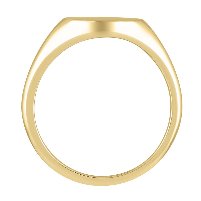 Oval Signet Ring in 10K Yellow Gold