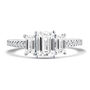Aspen Emerald-Cut Lab Grown Diamond Engagement Ring in Platinum &#40;1 3/4 ct. tw.&#41;