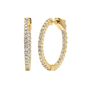 Diamond Hoop Earrings in 14K Yellow Gold &#40;1 ct. tw.&#41;
