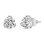 Lab Grown Diamond Round Stud Earrings in 14K White Gold &#40;1 ct. tw.&#41;