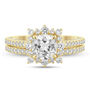 Valentina Cushion-Cut Lab Grown Diamond Halo Bridal Set in 14K Gold &#40;2 1/4 ct. tw.&#41;