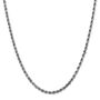 Diamond Cut Rope Chain in 14K White Gold, 28&quot;