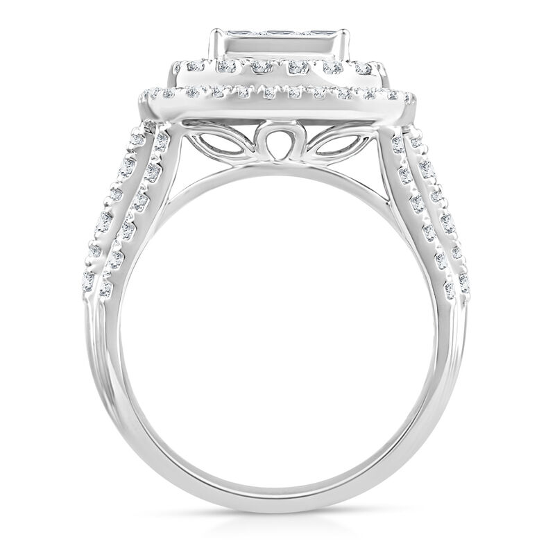 Composite Diamond Engagement Ring in 10K White Gold &#40;2 ct. tw.&#41;