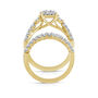 Three Piece Diamond Engagement Ring Set in 14K Gold &#40;1 &frac12; ct. tw.&#41;