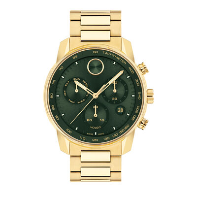 Bold® Men's Verso Chronograph Watch in Gold-Tone Ion-Plated Stainless Steel