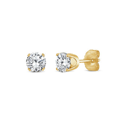 1/3 ct. tw. Diamond 4-Prong Stud Earrings in 14K Gold