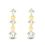 Lab Grown Diamond Drop Earrings in 10K Yellow Gold &#40;1/5 ct. tw.&#41;