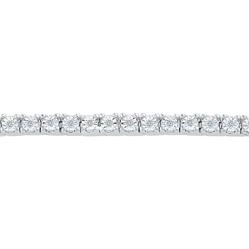1/4 ct. tw. Diamond Bracelet in Sterling Silver