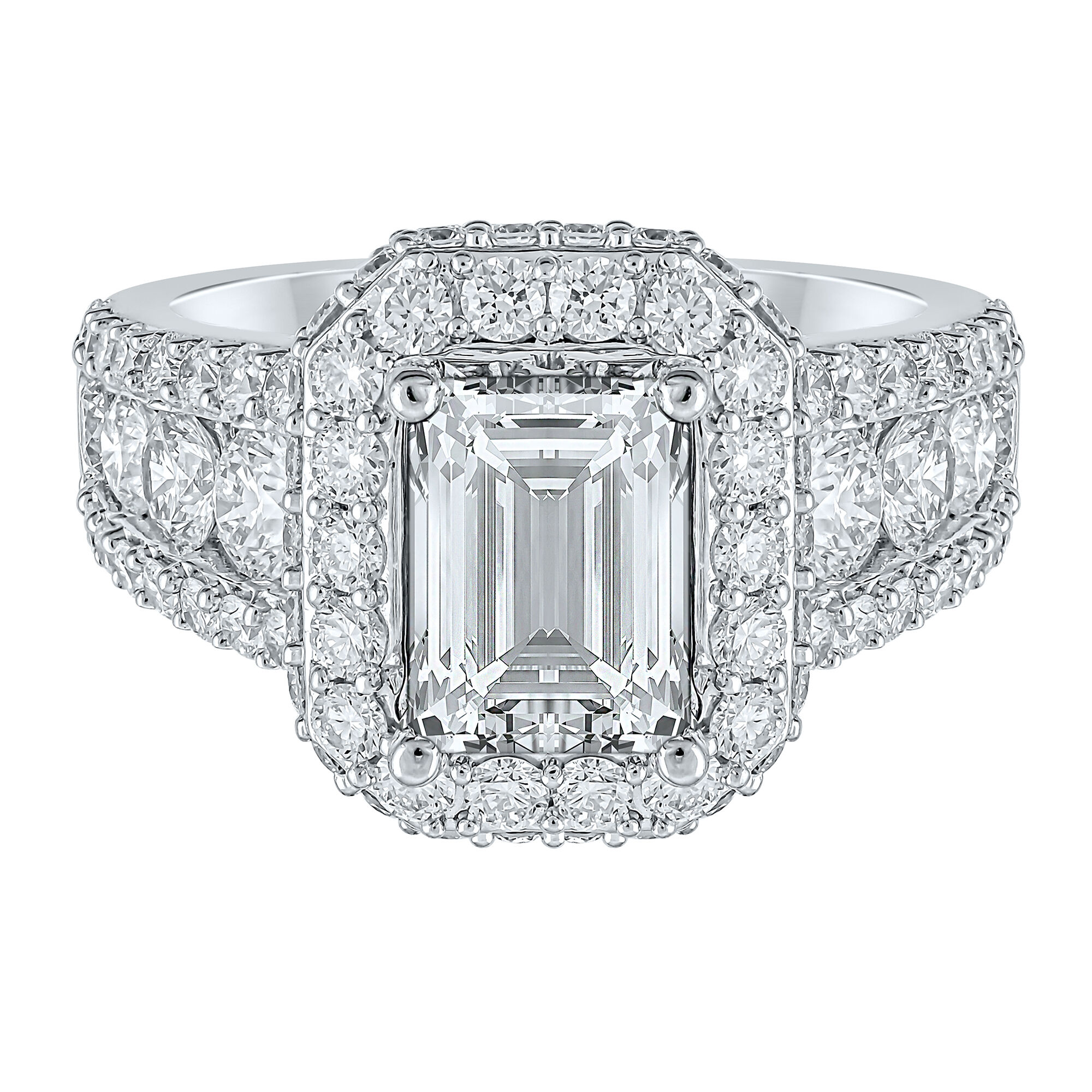 Emerald Cut Diamond Engagement Ring, 1.23 Carats, 14K Yellow Gold | Diamond  Stores Long Island – Fortunoff Fine Jewelry