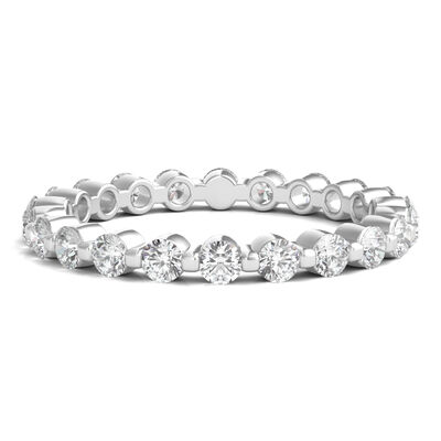 Round-Cut Diamond Shared Prong Eternity Band in 14k Gold (1 ct. tw.)