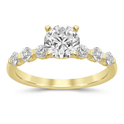 3/8 ct. tw. Diamond Semi-Mount Engagement Ring in 14K Yellow Gold (Setting Only)