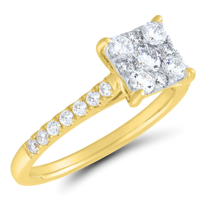 Diamond Composite Engagement Ring Set in 10K Gold &#40;1 1/2 ct. tw.&#41;