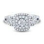 Cushion-Shaped Diamond Engagement Ring with Double Halo in 10K White Gold &#40;1 ct. tw.&#41;