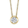 1/10 ct. tw. diamond pendant in 14k yellow gold