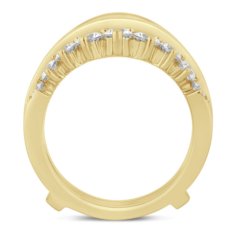 Lab Grown Diamond Chevron Ring Enhancer in 14K Yellow Gold &#40;2 ct. tw.&#41;