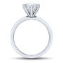 Lab Grown Diamond Pear-Shaped Solitaire Engagement Ring in 14k white gold &#40;2 ct.&#41;