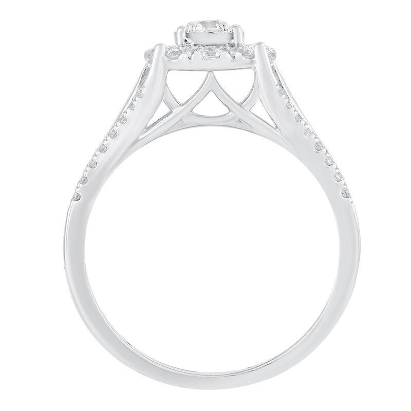 Diamond Engagement Ring in 10K White Gold &#40;1 ct. tw.&#41;