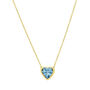 Topaz Necklace in 10K Yellow Gold